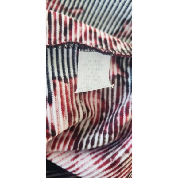 SHEATH RED FLOWER MIDI MESH SLEEVELESS DRESS SZ 12 - Picture 6 of 6